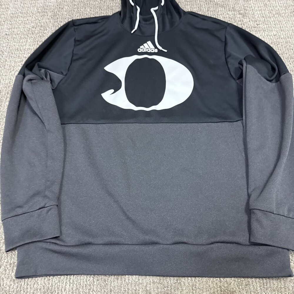 Adidas Hoodie Black Long Sleeve Pullover Men’s Size Large - Picture 3 of 11